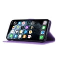 thumbnail image 4 of iPhone 11 Pro Max 6.5" Case Wallet, Allytech PU Leather Slim Lightweight Shockproof Cards Holder Full Protection Folio Flip Shell Anti-slip Hand Strap Covers for Apple iPhone 11 Pro Max,Lightpurple, 4 of 5