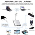 thumbnail image 2 of Adaptador HUB Tipo C 3 en 1 Ele-Gate HDMI 4K USB 3.1, 2 of 3