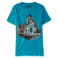 thumbnail image 2 of Camiseta gráfica Aeropostale Boombox Buildings para hombre color azul grande, 2 of 2