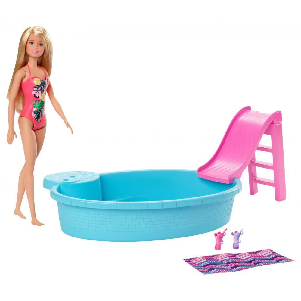 Barbie Pool & Doll Playset