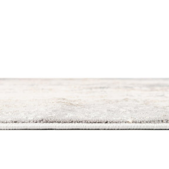 Rugs.com Highbury Collection Rug – 2' x 3' Ivory Medium-Pile Rug Perfect For Entryways, Kitchens, Breakfast Nooks, Accent Pieces