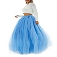 thumbnail image 4 of EIMELI Femmes Jupe Bulle Tulle Surjupe Réglable Cravate Taille pour la Photographie de Fête de Mariage, 4 of 7