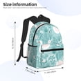 thumbnail image 4 of Picia Swan And Flowers4 Large Capacity Backpack Classic Style Backpack Casual Backpack Water-Resistant School Work Travel Outdoor Backpack, 4 of 8