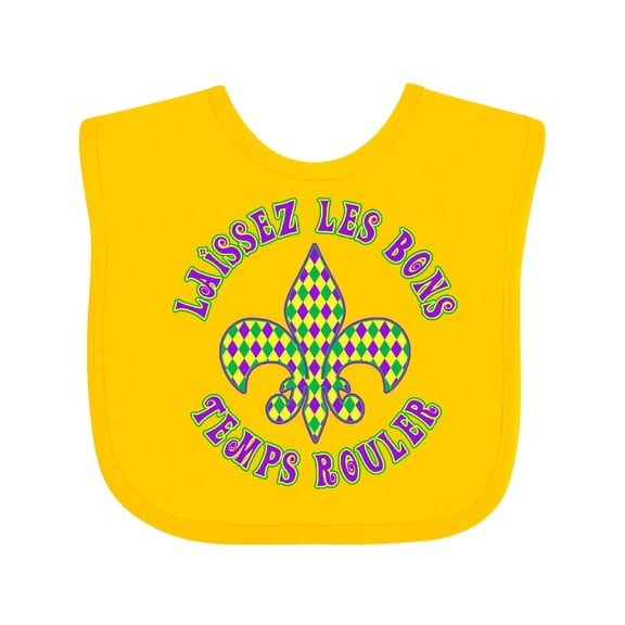 Inktastic French Mardi Gras Boys or Girls Baby Bib