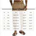 thumbnail image 3 of LADIGASU Men's Elastic Waist Breathable Comfortable Soft Beach Casual 3/4 Pants, 3 of 6