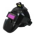 thumbnail image 2 of Casco de soldadura con oscurecimiento automático, protector de soldadura, resistente a la temperatura, portátil Lente violeta, 2 of 8