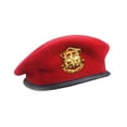 thumbnail image 4 of kusrkot Chapeau de Marin Tuque Décontractée pour Adultes Béret Ajustable avec Élégant Rouge, 4 of 9