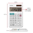thumbnail image 2 of Sharp Calculators Business Sharp EL377WBSHARP, 2 of 2