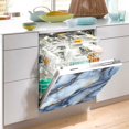 thumbnail image 2 of Yayeee Magnetic Dishwasher Cover for The Front Decoration Home Kitchen Machine Sticker Protector, Abstract Marble Pattern, 2 of 6