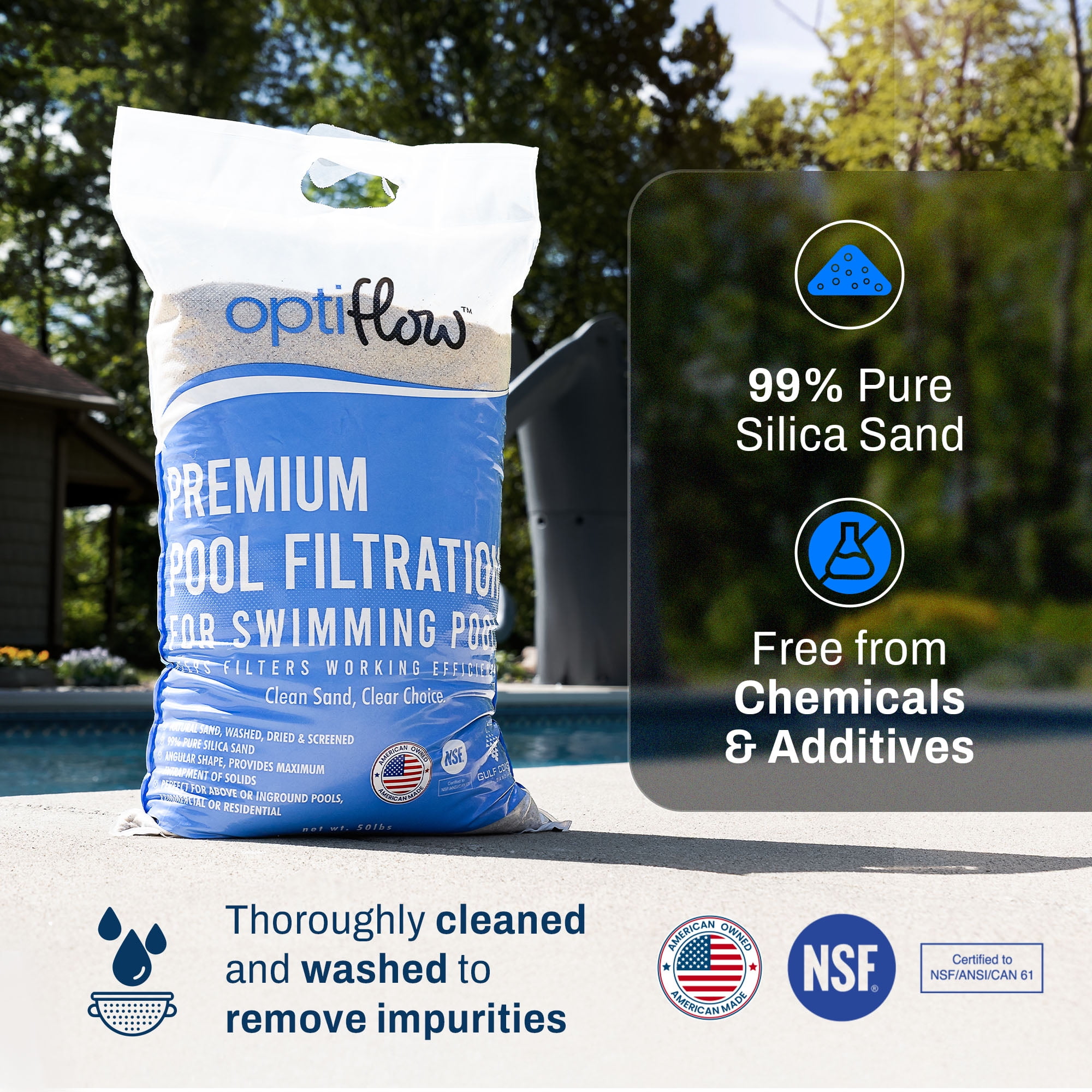 INTEX 32ft x 16ft x 52in Ultra XTR Above Ground Pool & OptiFlow 50lb Pool Filter Sand (3 Pack)
