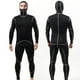 thumbnail image 2 of Hombres 2 Mm Neopreno 2 Piezas Pesca Traje de Neopreno de Manga Larga Traje de Buceo de Cuerpo Completo Manténgase Abrigado Trajes de Snorke - XL SG Baoblaze Traje de buceo, 2 of 8