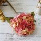 thumbnail image 3 of Jarrón de flores artificiales de hortensia de seda para decoración del hogar, accesorios para bodas, plantas falsas decorativas, material para guirnalda navideña, 3 of 5