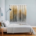 thumbnail image 4 of Orange Black Tree Kitchen Curtains 84 Inch Length, Modern Ombre Abstract Art Grommet Top Bedroom Living Room Curtains, Light Filtering Cafe Curtain Drapes 2 Panels Set 104''x84'', 4 of 9