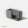 thumbnail image 4 of Veradek Block Series Long Box Small 25" Plastic Planter - Gray, 4 of 12
