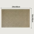 thumbnail image 7 of Unique Bargains Cotton Mat Towel Absorbent Floor Bath Rugs for Bathroom Khaki 16" x 24", 7 of 7