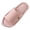 Blush Pink, variant on Women’s Open Toe Indoor Slippers Soft Plush Slide House Shoes Cushioned Comfort Non Slip Sole Cozy Home Footwear