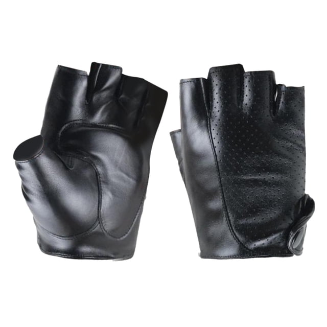 Hombres Mujeres Medio Guantes de conducción Transpirable Ligero Antideslizante Guantes Guantes a prueba de golpes Sunnimix Guantes de medio dedo