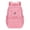 Z95-Pink, variant on Color Block Flap Embroidered Slogan Backpack Orthopedic Spine Support Large Capacity Waterproof Teen Back To School Bookbag