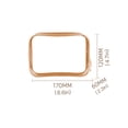 thumbnail image 3 of Clear Makeup Bag Portable Large Capacity Travel Storage Pouch Multipurpose Carrying Container Organizer Pouches for Organization Coffee, M, 3 of 6