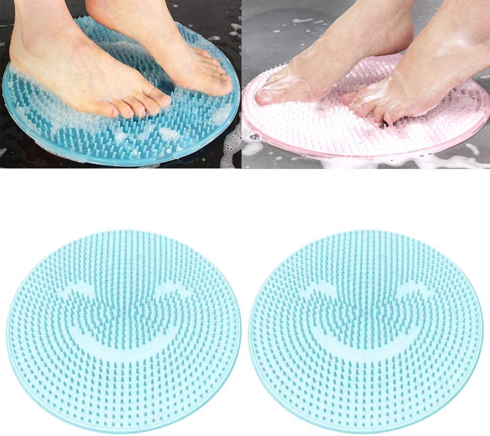 Shower Foot Massager Scrubber & Cleaner with NonSlip Suction Cups