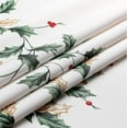 thumbnail image 5 of Christmas Tablecloth 60"x120" Water Resistant Polyester Table Cloth with Leaf Print Ideal for Indoor Dining Holiday Décor, 5 of 6