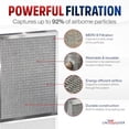 thumbnail image 2 of 18" x 18" x 1" Electrostatic Air Filter, MERV 8, Washable, Reusable Furnace AC/HVAC Filter, Energy Saving, Easy to Clean, Long-Lasting by LifeSupplyUSA, 2 of 7