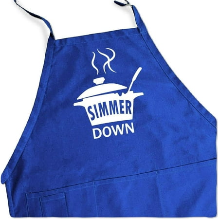

Simmer Down Apron - BBQ & Kitchen Apron - 1 Size Fits All Adjustable