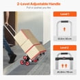 thumbnail image 4 of VEVOR Chariot d'Escalade Pliant Robuste 260 lbs 10 Roues, 4 of 9