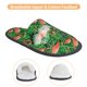 thumbnail image 3 of Fotbe Flamingo Pantuflas Peludas para Mujer con Estampado, Zapatillas de Peluche, Zapatos de Invierno para Casa, Uso Interior y Exterior-Medium, 3 of 8