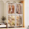 thumbnail image 2 of Armario de almacenamiento plegable Simple, armario de gran capacidad, ropa para el hogar, dormitorio, sala de estar, armario multicapa, 2 of 4