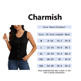 thumbnail image 4 of Charmish Womens Tank Tops Summer Camisole Sleeveless Casual Round Neck Basic Blouses with Button Pink M, 4 of 7