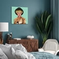 thumbnail image 6 of "Hip Princes Diana" Frameless Free Floating Reverse Printed Tempered Art Glass Wall Art, 6 of 9