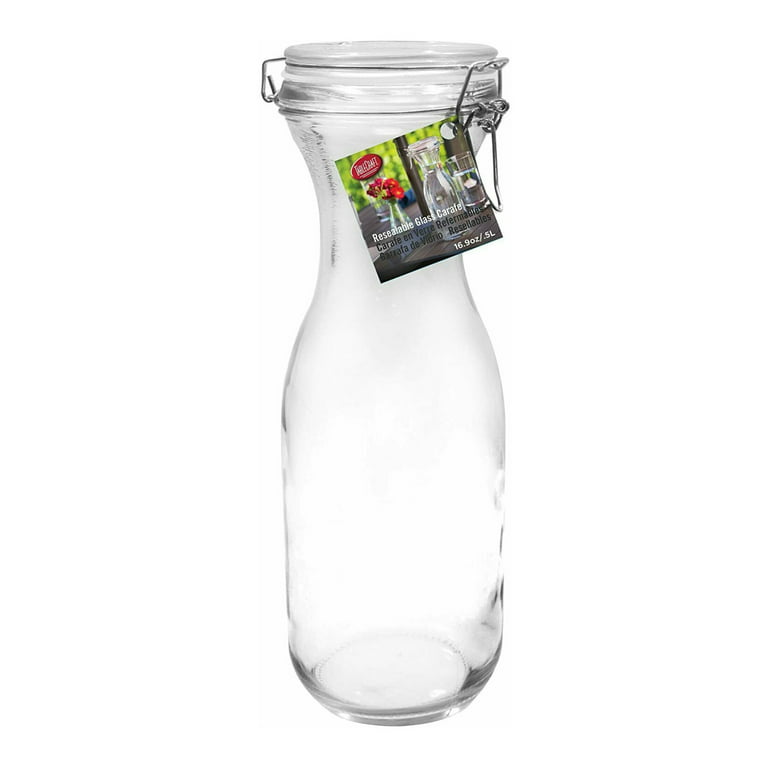 Glass Pitcher with Black Lid for ChefWave Milkmade Non-Dairy Milk