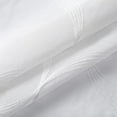 thumbnail image 6 of Linen Sheer Curtains for Living Room, Voile Window Curtain Panels Semi Sheer Geometric Window Treatment Curtains Farmhouse Sheer Curtains for Bedroom Office Home, 52" W x 63" L White, 6 of 9