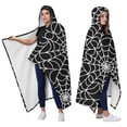 thumbnail image 2 of Wearable Blanket,Halloween Spider Web Pattern Hooded Wearable Flannel Blanket for Adults & Teens,Winter Poncho Shawl Wrap Cape Cozy Anti-Pill,50"x60", 2 of 5