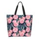 thumbnail image 1 of Disketp Rose Flowers Bolsa Tote Estampada para Mujer, Bolso de Hombro y de Mano para Compras y Viajes, 1 of 8