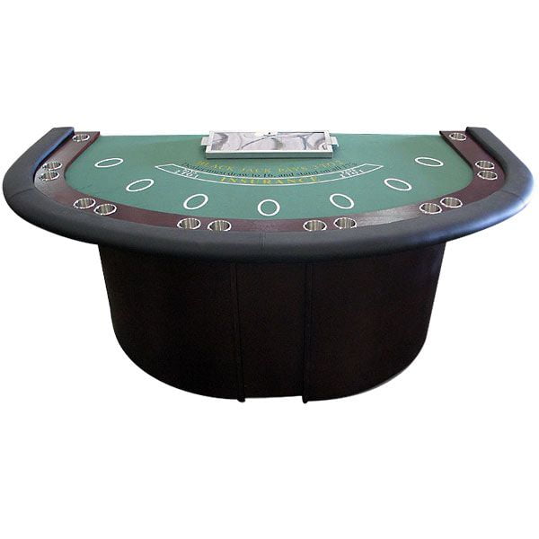 Deluxe Casino Blackjack Game Table
