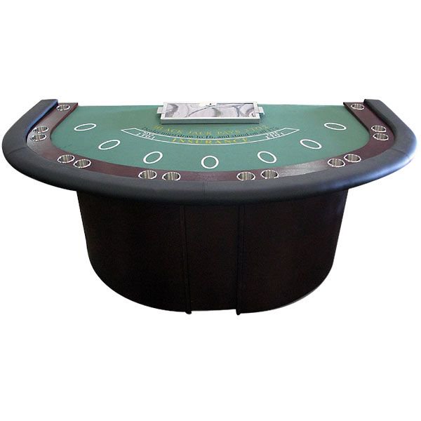 Deluxe Casino Blackjack Game Table