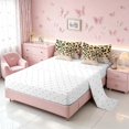 thumbnail image 4 of Homewish Leopard Print Queen Bedding, Gold Blings Print Bedding Comforter Set Queen, Reversible, 7-Piece, 4 of 7