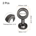 thumbnail image 2 of Uxcell Zipper Insert Buckle, 2Pack Purse Bag Chain Strap Connective Clip Buckles, Black, 2 of 4