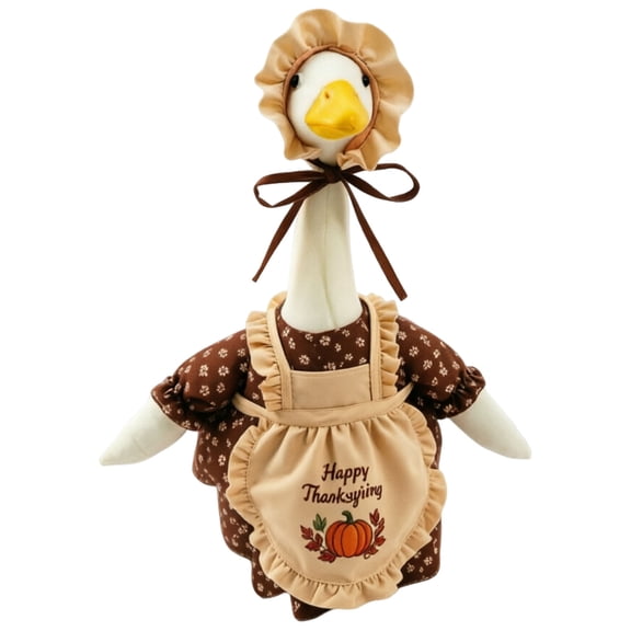 PLLFRLRT Fall Thanksgiving Porch Goose Outfits Outdoor Garden Decor Halloween Decoration Outdoor Patio Goose Clothes