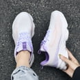 thumbnail image 2 of NOKIO Women's Walking Shoes Slip On Non Slip Running Tennis Breathable Lightweight Comfortable Athletic Gym Workout Sneakers Leisure Women's Lace Up Travel Soft Sole Comfortable Shoes, 2 of 8