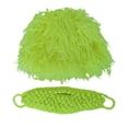 thumbnail image 4 of Abbraccia Knitted Hat Beard Hat Headgear Comfortable Winter Cold Cap Knit Bearded Hats Cap for Running Travel Skiing Cycling Hiking Yellow S, 4 of 9