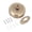Bronze, variant on NFTIGB Household Retractable Clothesline 304 Stainless Steel Wall Mounted Telescopic Washing Line Heavy Duty Indoor Outdoor Use Kit (Bronze) - 3.6 inches / 9.2 cm Diameter For Hotel Home Balcony Room