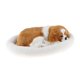 thumbnail image 5 of Adorno Perro de Peluche Suave Zulema Decoración para el Hogar Regalo Blanco amarillo Simulación, 5 of 8