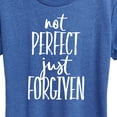 thumbnail image 3 of Instant Message - Not Perfect Just Forgiven - Women's Short Sleeve Graphic T-Shirt, 3 of 6