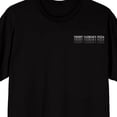 thumbnail image 2 of Five Nights At Freddy's Security Freddy Badge Adult Black Crew Neck Short Sleeve T-shirt-XS, 2 of 7