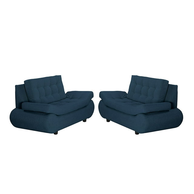 Sala Bali 2 Piezas (Love Seat, Love Seat) Azul Rey