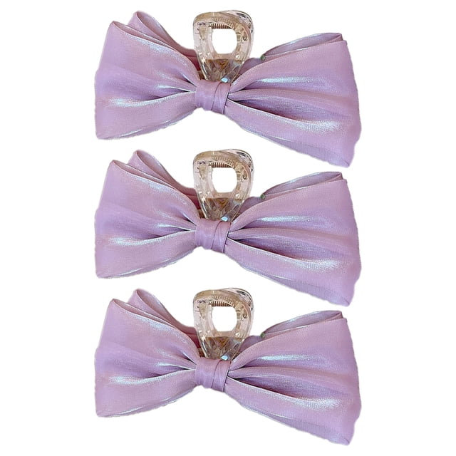 3 pinzas para el pelo de malla grande y dulce Y2K, accesorios para el cabello en color rosa