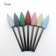thumbnail image 5 of 1 Uds cabeza Cuspidal 7 colores caucho y carburo de silicio pulidor de uñas máquina de manicura eléctrica accesorios de taladro de uñas herramientas broca de uñas, 5 of 5
